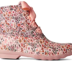 Saltwater Duck Boot|Sale^Sperry Women's Saltwater Floral Duck Boot Pink