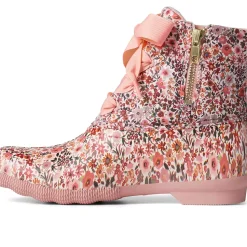 Saltwater Duck Boot|Sale^Sperry Women's Saltwater Floral Duck Boot Pink