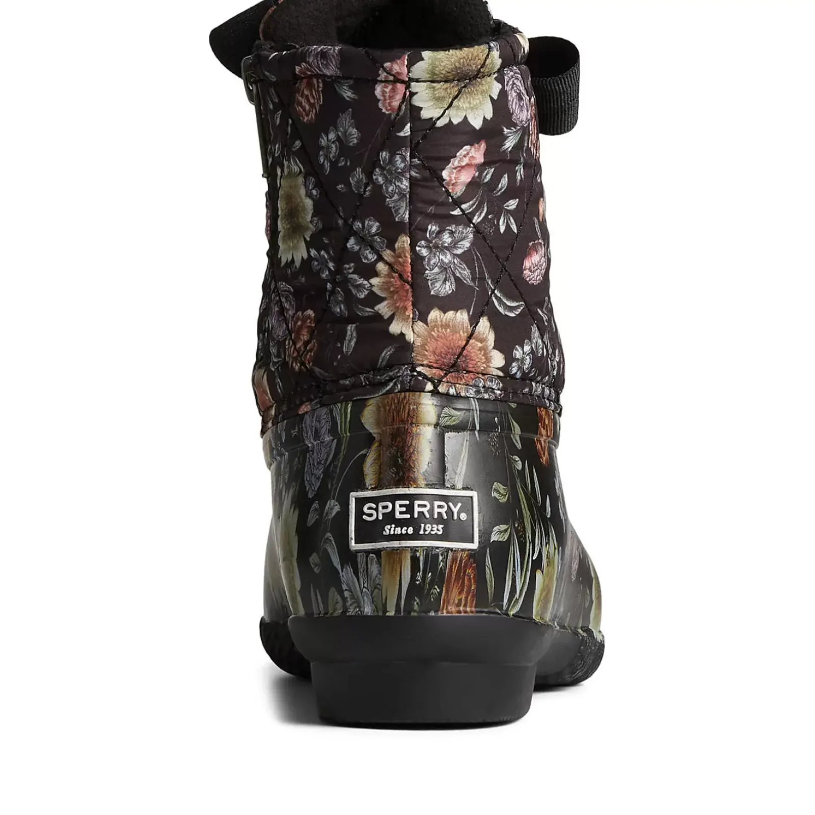 Saltwater Duck Boot|Sale^Sperry Women's Saltwater Floral Duck Boot Black