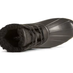 Saltwater Duck Boot|Sale^Sperry Women's Saltwater Luxe Leather Thinsulate™ Duck Boot Black Quilt