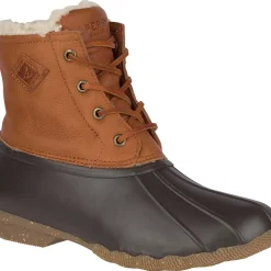 Saltwater Duck Boot|Sale^Sperry Women's Saltwater Luxe Leather Thinsulate&trade; Duck Boot Tan