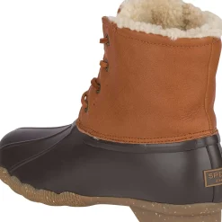 Saltwater Duck Boot|Sale^Sperry Women's Saltwater Luxe Leather Thinsulate&trade; Duck Boot Tan