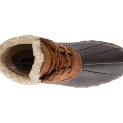 Saltwater Duck Boot|Sale^Sperry Women's Saltwater Luxe Leather Thinsulate&trade; Duck Boot Tan