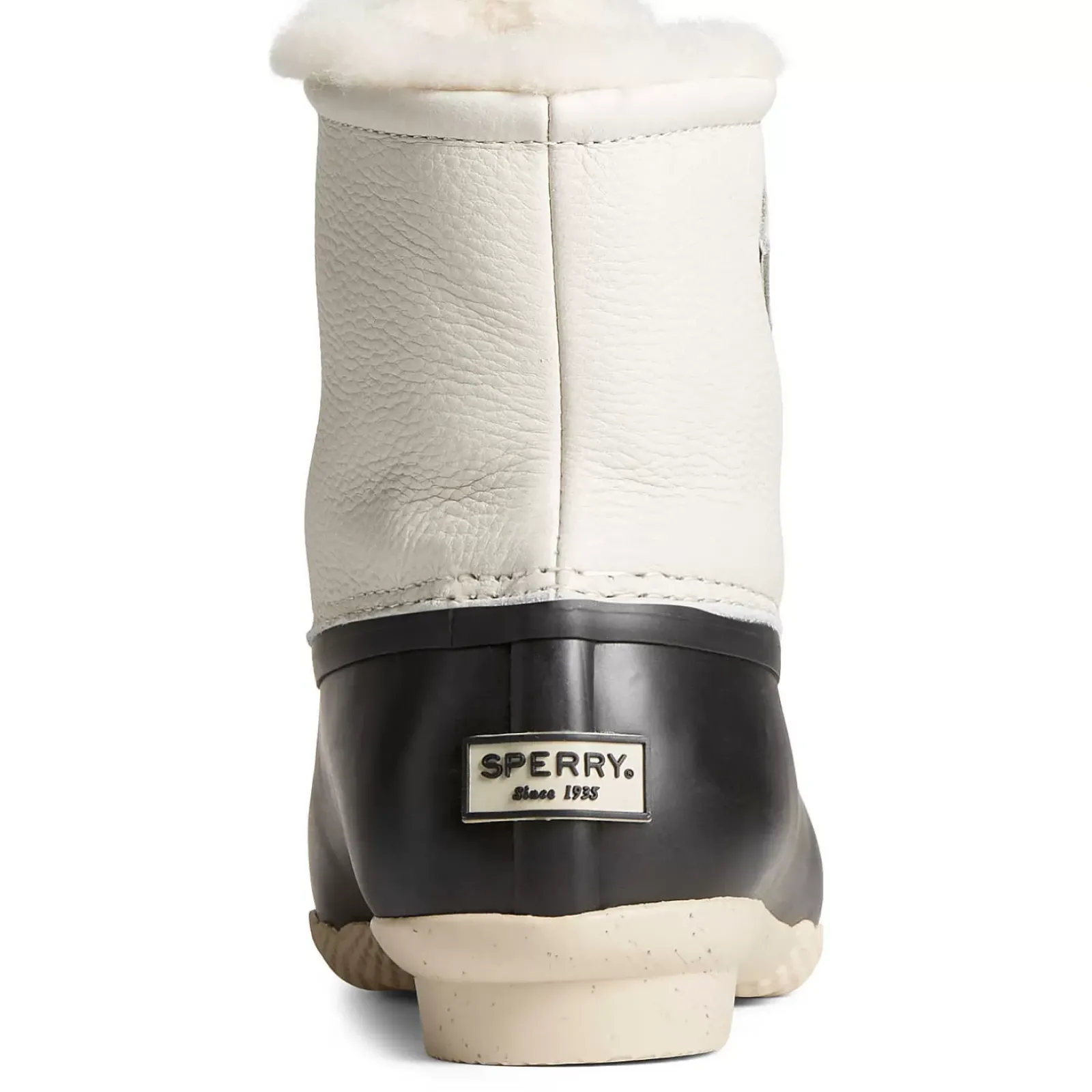 Saltwater Duck Boot|Sale^Sperry Women's Saltwater Luxe Leather Thinsulate™ Duck Boot Ivory/Black