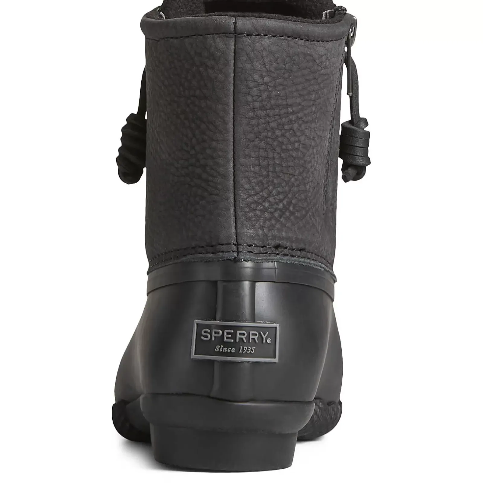 Saltwater Duck Boot|Sale^Sperry Women's Saltwater Mainsail Leather Duck Boot Black
