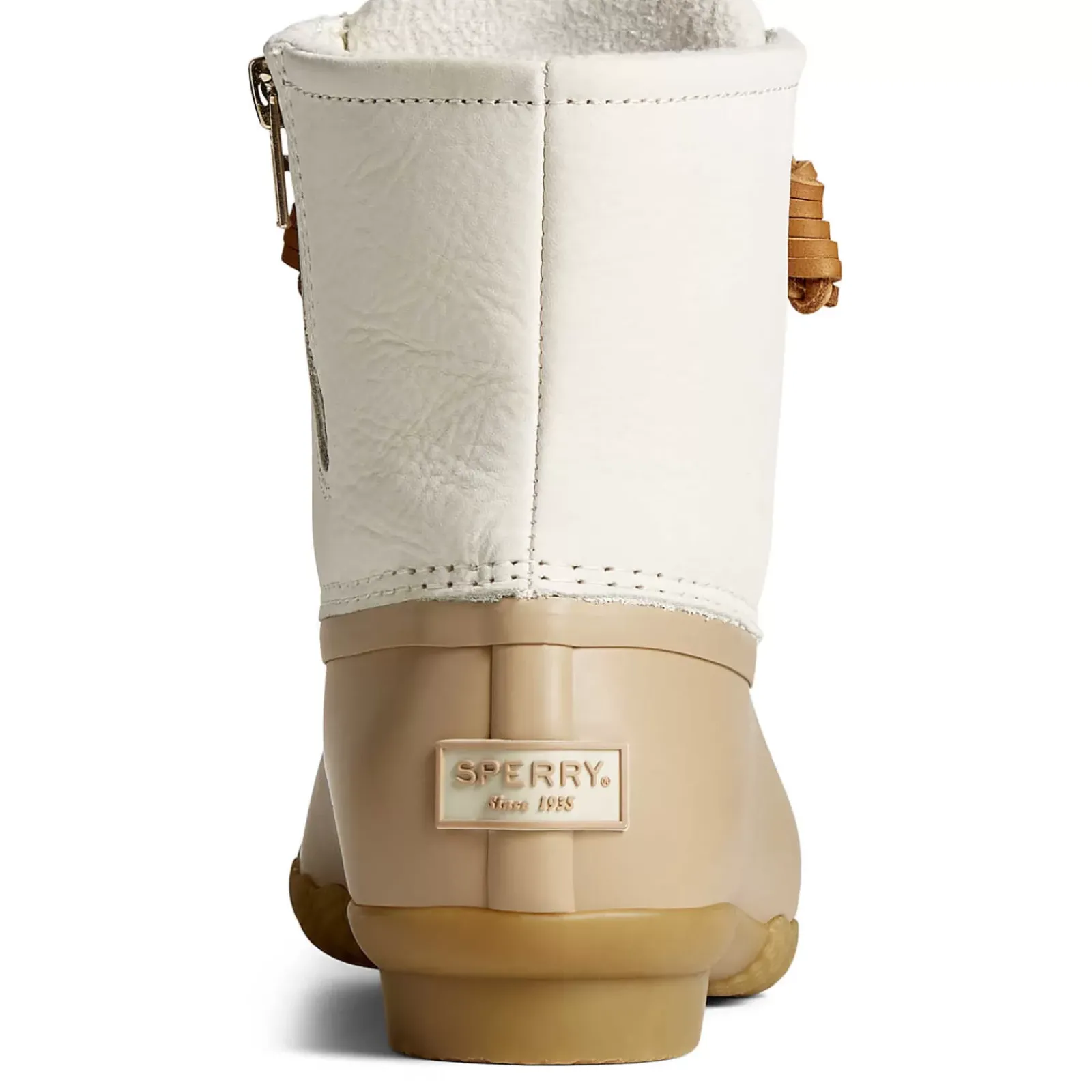Saltwater Duck Boot|Sale^Sperry Women's Saltwater Mainsail Leather Duck Boot Cream