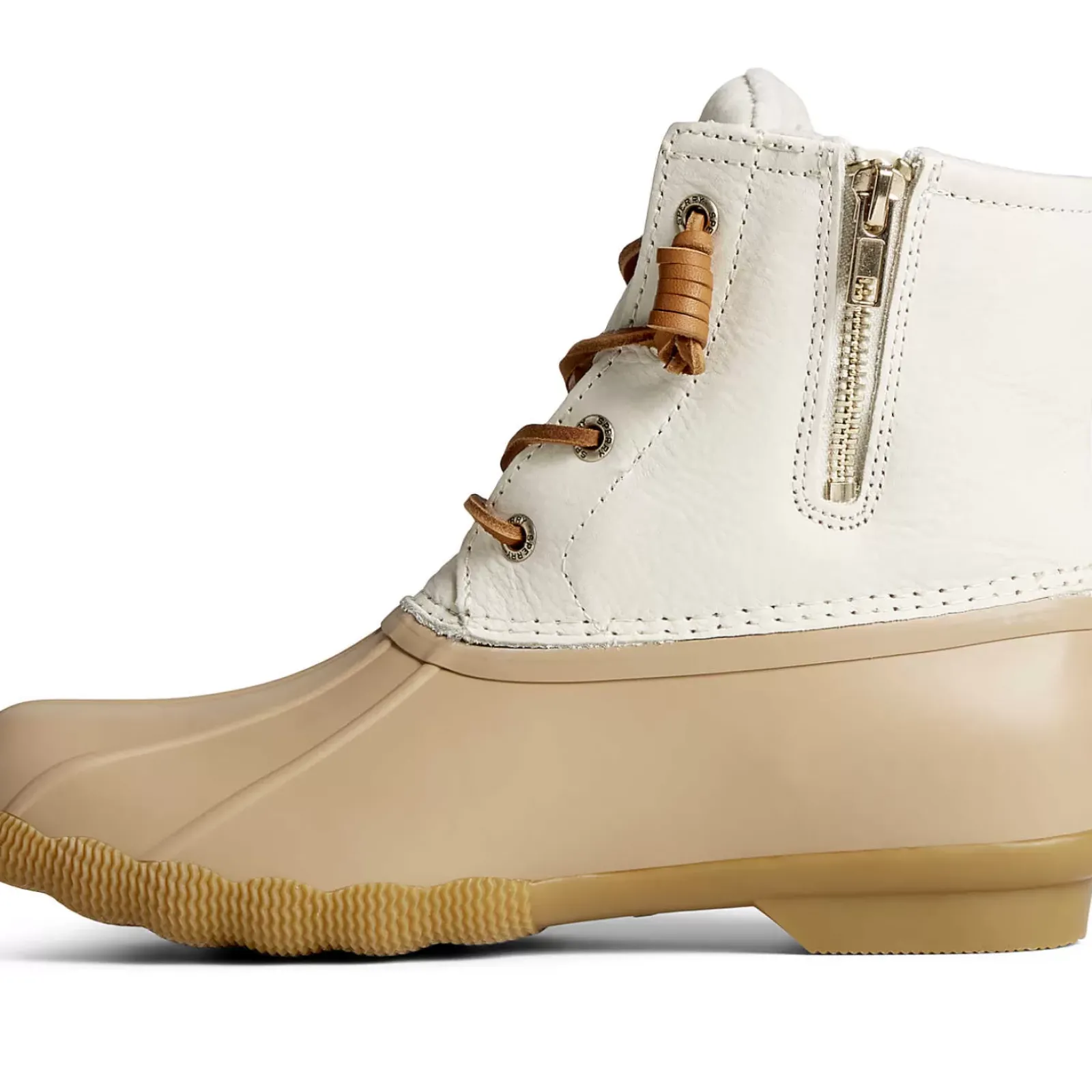 Saltwater Duck Boot|Sale^Sperry Women's Saltwater Mainsail Leather Duck Boot Cream