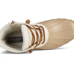 Saltwater Duck Boot|Sale^Sperry Women's Saltwater Mainsail Leather Duck Boot Cream