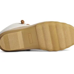 Saltwater Duck Boot|Sale^Sperry Women's Saltwater Mainsail Leather Duck Boot Cream
