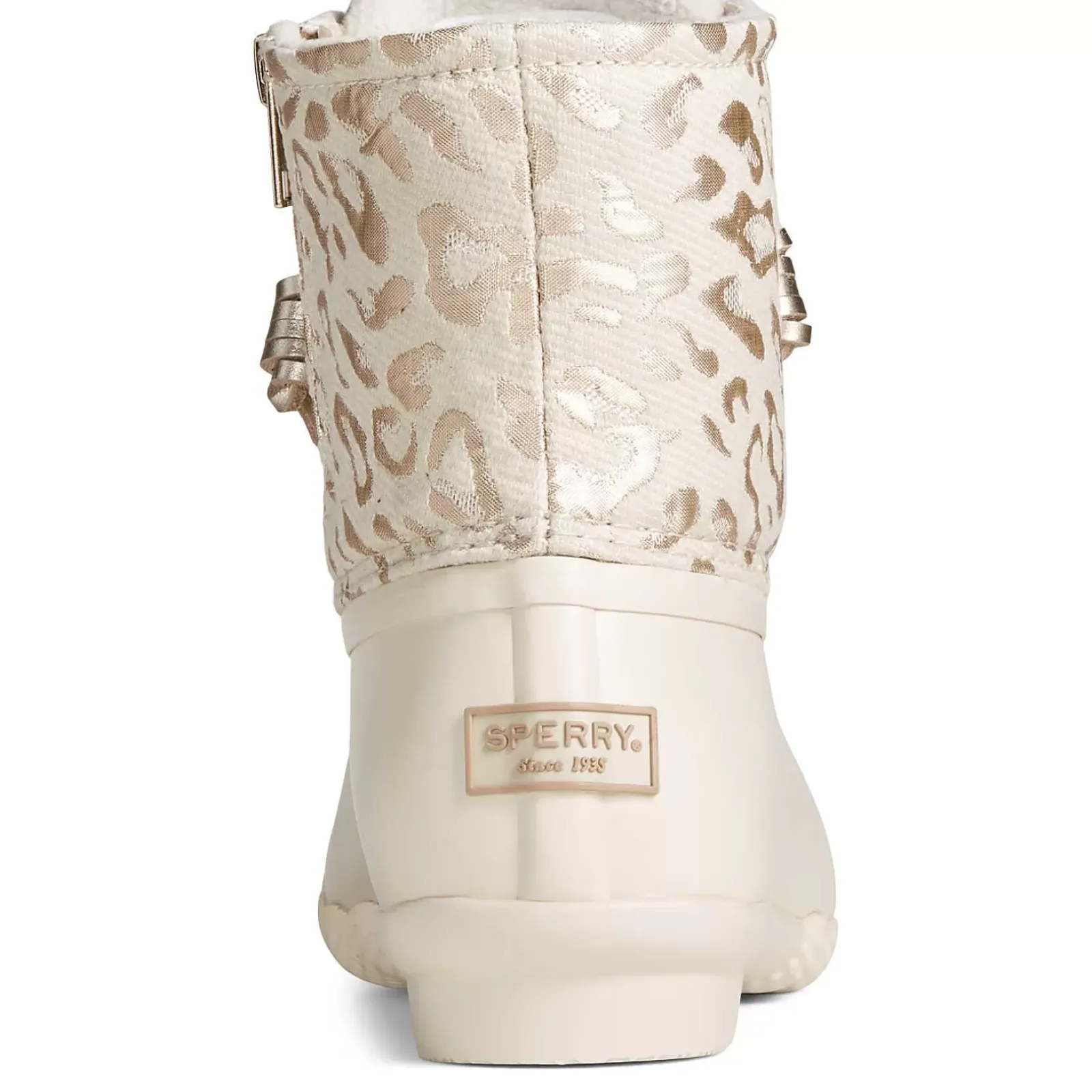 Saltwater Duck Boot|Sale^Sperry Women's Saltwater Metallic Jacquard Duck Boot Ivory