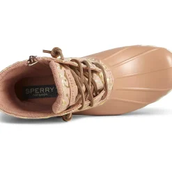 Saltwater Duck Boot|Sale^Sperry Women's Saltwater Metallic Jacquard Duck Boot Rose