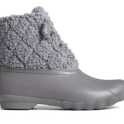 Saltwater Duck Boot|Sale^Sperry Women's Saltwater Sherpa Duck Boot Grey