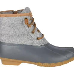Saltwater Duck Boot|Sale^Sperry Women's Saltwater Wool Embossed Thinsulate™ Duck Boot Grey