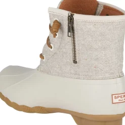 Saltwater Duck Boot|Sale^Sperry Women's Saltwater Wool Embossed Thinsulate&trade; Duck Boot Oat