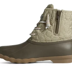 Saltwater Duck Boot|Sale^Sperry Women's Saltwater&trade; Circle Nylon Duck Boot Olive