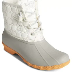 Saltwater Duck Boot|Sale^Sperry Women's Saltwater&trade; Circle Nylon Duck Boot White