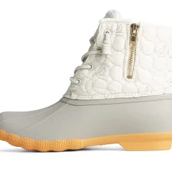 Saltwater Duck Boot|Sale^Sperry Women's Saltwater&trade; Circle Nylon Duck Boot White