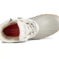 Saltwater Duck Boot|Sale^Sperry Women's Saltwater&trade; Circle Nylon Duck Boot White