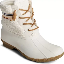 Saltwater Duck Boot|Sale^Sperry Women's Saltwater&trade; Rainbow Sherpa Duck Boot Ivory