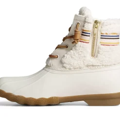 Saltwater Duck Boot|Sale^Sperry Women's Saltwater&trade; Rainbow Sherpa Duck Boot Ivory