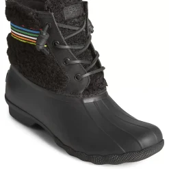 Saltwater Duck Boot|Sale^Sperry Women's Saltwater&trade; Rainbow Sherpa Duck Boot Black