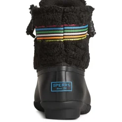 Saltwater Duck Boot|Sale^Sperry Women's Saltwater&trade; Rainbow Sherpa Duck Boot Black