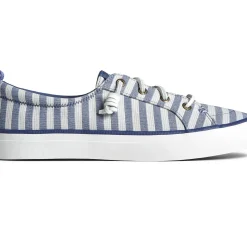 SeaCycled|Sale^Sperry Women's SeaCycled&trade; Crest Vibe Striped Textile Sneaker Navy