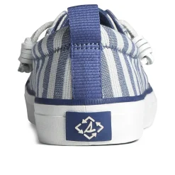 SeaCycled|Sale^Sperry Women's SeaCycled&trade; Crest Vibe Striped Textile Sneaker Navy