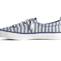 SeaCycled|Sale^Sperry Women's SeaCycled&trade; Crest Vibe Striped Textile Sneaker Navy