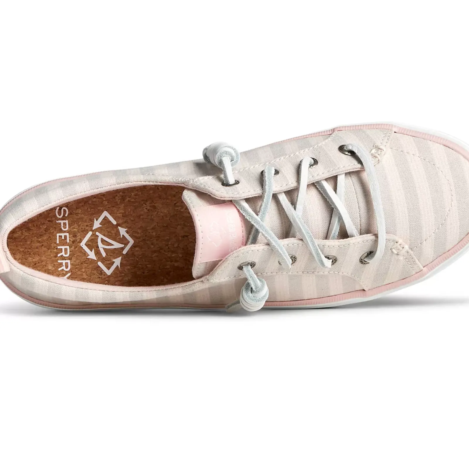 SeaCycled|Sale^Sperry Women's SeaCycled™ Crest Vibe Striped Textile Sneaker Grey