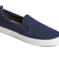 SeaCycled|Sneakers^Sperry Women's SeaCycled&trade; Crest Twin Gore Canvas Sneaker Navy