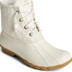 Saltwater Duck Boot|SeaCycled^Sperry Women's SeaCycled&trade; Saltwater Nylon Duck Boot Ivory