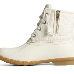 Saltwater Duck Boot|SeaCycled^Sperry Women's SeaCycled&trade; Saltwater Nylon Duck Boot Ivory