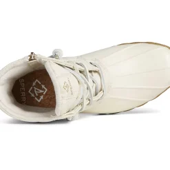 Saltwater Duck Boot|SeaCycled^Sperry Women's SeaCycled&trade; Saltwater Nylon Duck Boot Ivory