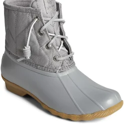 Saltwater Duck Boot|SeaCycled^Sperry Women's SeaCycled&trade; Saltwater Nylon Duck Boot Grey