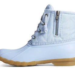 Saltwater Duck Boot|SeaCycled^Sperry Women's SeaCycled&trade; Saltwater Nylon Duck Boot Light Blue