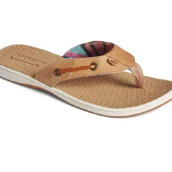 Shoes|Sandals^Sperry Women's Seafish Leather Flip Flop Tan