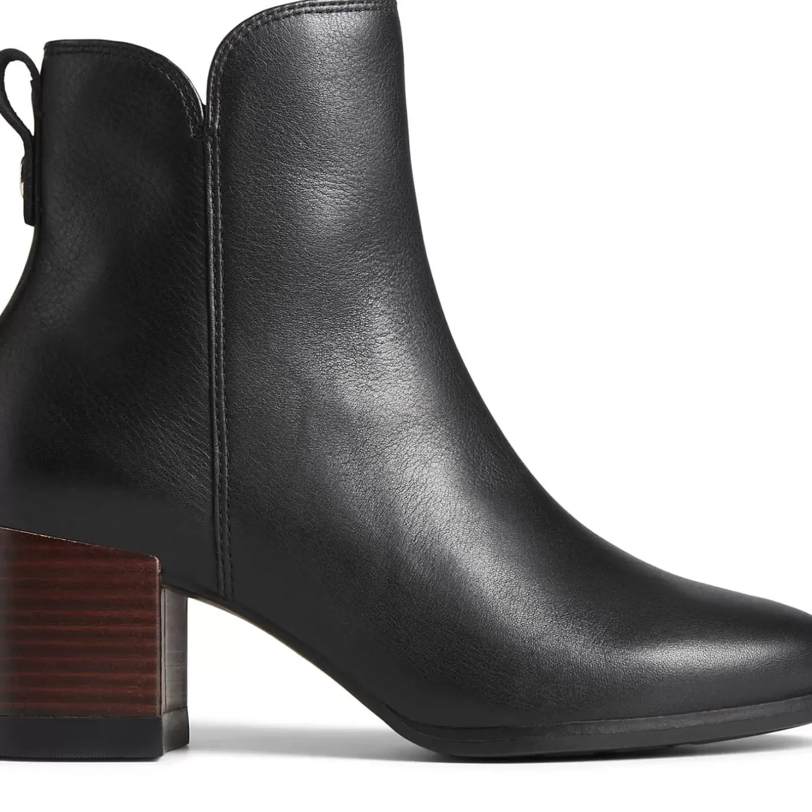 Seaport|Sale^Sperry Women's Seaport Heel Water Resistant Leather Boot Black