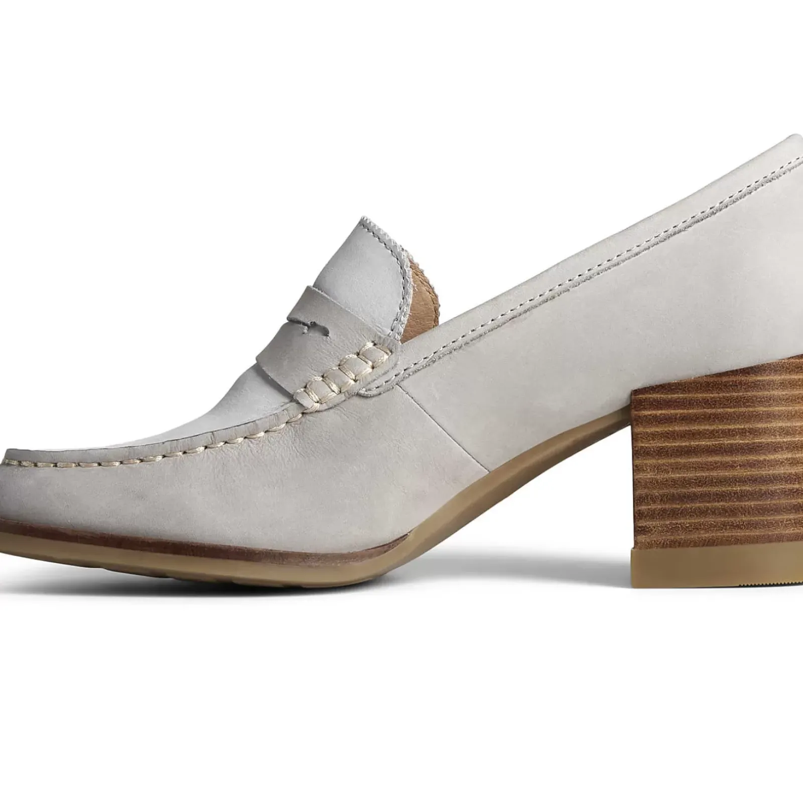 Seaport|Sale^Sperry Women's Seaport Penny Heel Loafer Grey