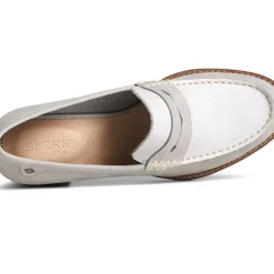 Seaport|Sale^Sperry Women's Seaport Penny Heel Loafer Grey