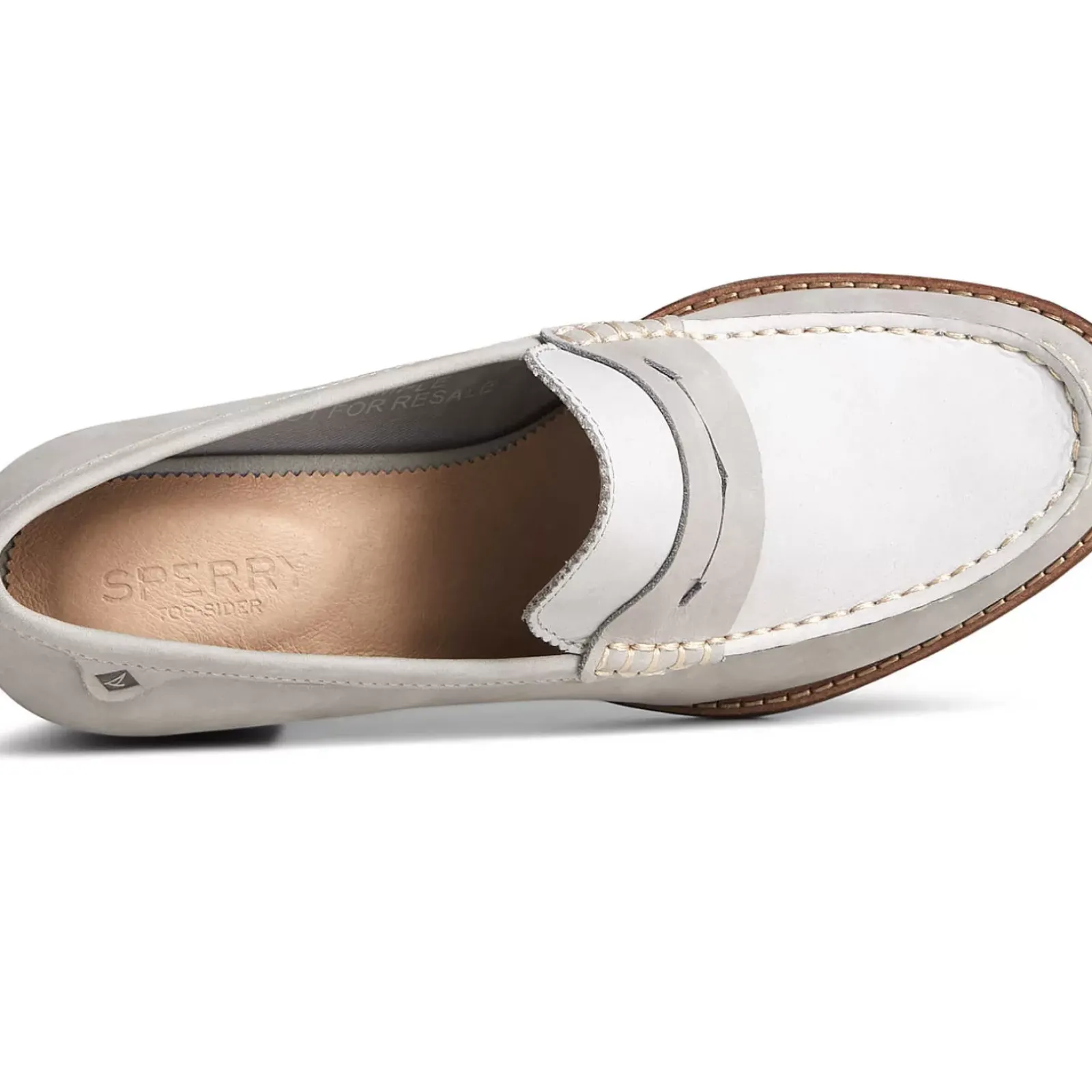 Seaport|Sale^Sperry Women's Seaport Penny Heel Loafer Grey