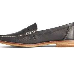 Seaport|Flats & Loafers^Sperry Women's Seaport Penny Leather Loafer Black