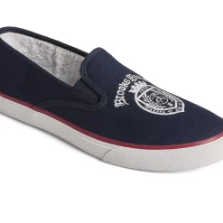 Sale|Sneakers^Sperry Women's x Brooks Brothers Slip On Sneaker Navy