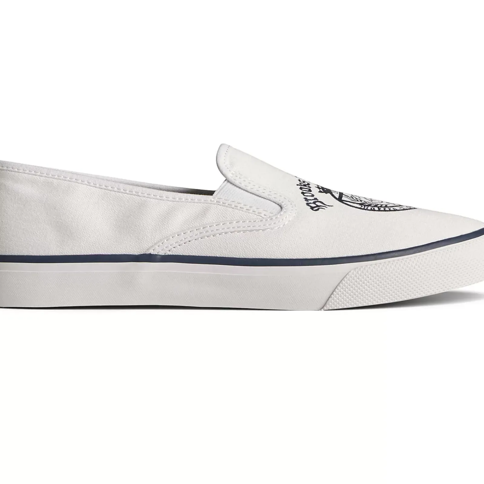 Sale|Sneakers^Sperry Women's x Brooks Brothers Slip On Sneaker White