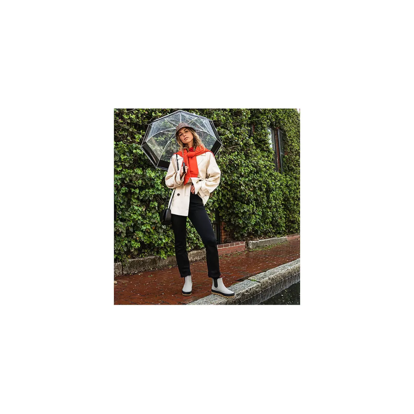 Torrent Boot|Sale^Sperry Women's Torrent Chelsea Matte Waterproof Rain Boot White