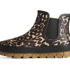 Torrent Boot|Sale^Sperry Women's Torrent Leopard Chelsea Waterproof Rain Boot Black